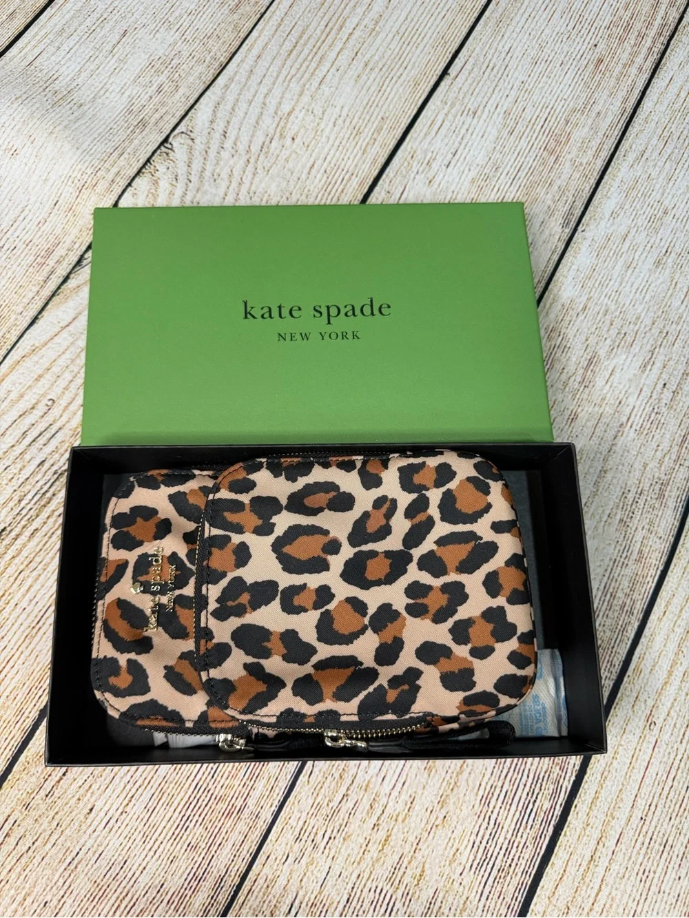 NWOT Kate Spade Chelsea North South Dual Zip Crossbody Phone Bag